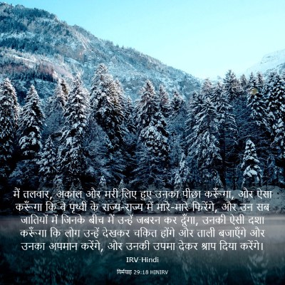 Picture 03 - यिर्मयाह 29:18 HINIRV - मैं तलवार, अकाल और - Bible Verse Picture