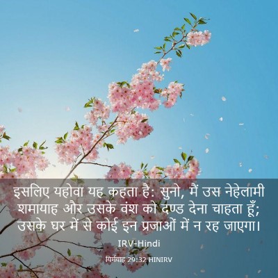 Picture 03 - यिर्मयाह 29:32 HINIRV - इसलिए यहोवा यह - Bible Verse Picture