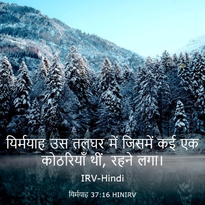 Picture 03 - यिर्मयाह 37:16 HINIRV - यिर्मयाह उस तलघर - Bible Verse Picture