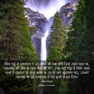 Picture 03 - यिर्मयाह 41:9 HINIRV - जिस गड्ढे में - Bible Verse Picture