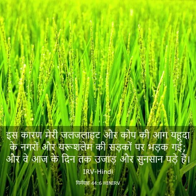 Picture 03 - यिर्मयाह 44:6 HINIRV - इस कारण मेरी - Bible Verse Picture