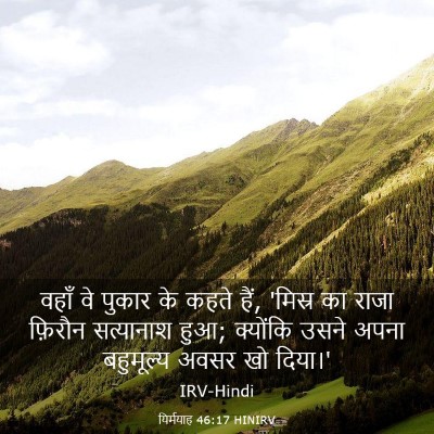 Picture 03 - यिर्मयाह 46:17 HINIRV - वहाँ वे पुकार के - Bible Verse Picture