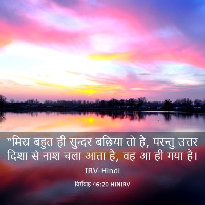 Picture 03 - यिर्मयाह 46:20 HINIRV - “मिस्र बहुत ही - Bible Verse Picture