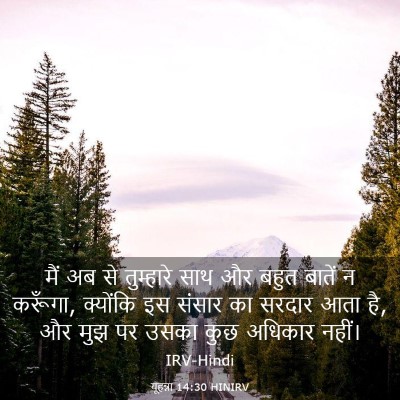 Picture 03 - यूहन्ना 14:30 HINIRV - मैं अब से तुम्हारे - Bible Verse Picture