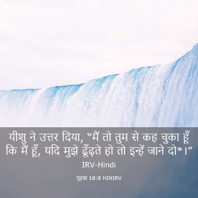 Picture 03 - यूहन्ना 18:8 HINIRV - यीशु ने उत्तर दिया, - Bible Verse Picture