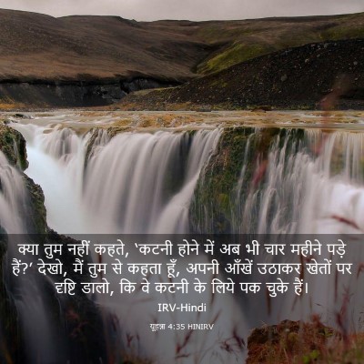 Picture 03 - यूहन्ना 4:35 HINIRV - क्या तुम नहीं कहते, - Bible Verse Picture