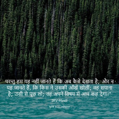 Picture 03 - यूहन्ना 9:21 HINIRV - परन्तु हम यह नहीं - Bible Verse Picture