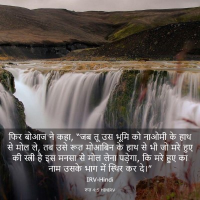 Picture 03 - रूत 4:5 HINIRV - फिर बोआज ने कहा, - Bible Verse Picture