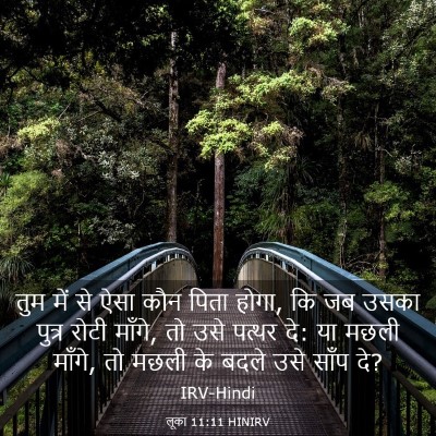 Picture 03 - लूका 11:11 HINIRV - तुम में से ऐसा कौन - Bible Verse Picture