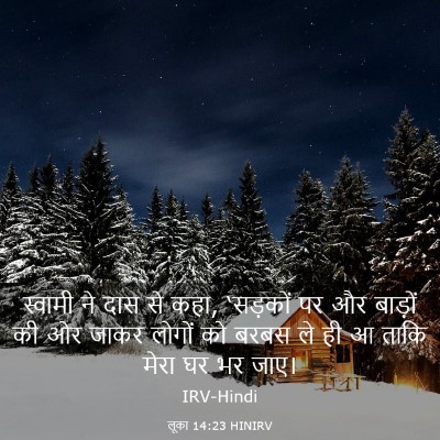 Picture 03 - लूका 14:23 HINIRV - स्वामी ने दास से - Bible Verse Picture