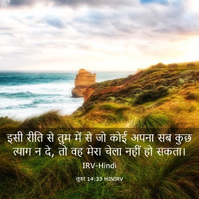 Picture 03 - लूका 14:33 HINIRV - इसी रीति से तुम में - Bible Verse Picture
