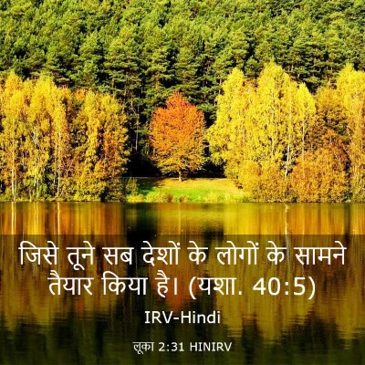 Picture 03 - लूका 2:31 HINIRV - जिसे तूने सब देशों - Bible Verse Picture