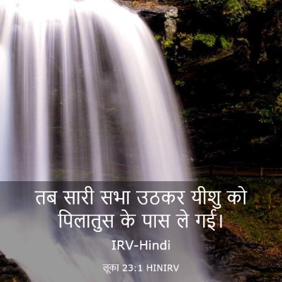 Picture 03 - लूका 23:1 HINIRV - तब सारी सभा उठकर - Bible Verse Picture