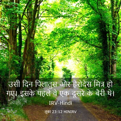 Picture 03 - लूका 23:12 HINIRV - उसी दिन पिलातुस और - Bible Verse Picture