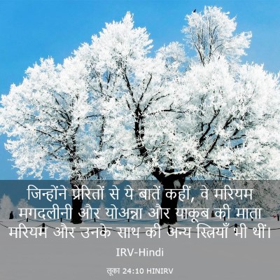 Picture 03 - लूका 24:10 HINIRV - जिन्होंने - Bible Verse Picture