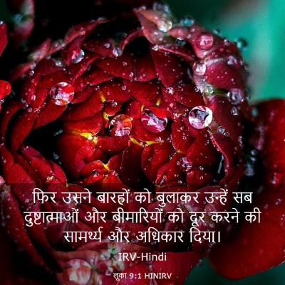 Picture 03 - लूका 9:1 HINIRV - फिर उसने बारहों को - Bible Verse Picture