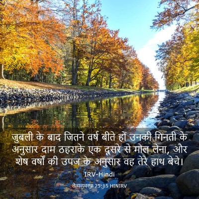 Picture 03 - लैव्यव्यवस्था 25:15 HINIRV - जुबली के बाद जितने - Bible Verse Picture