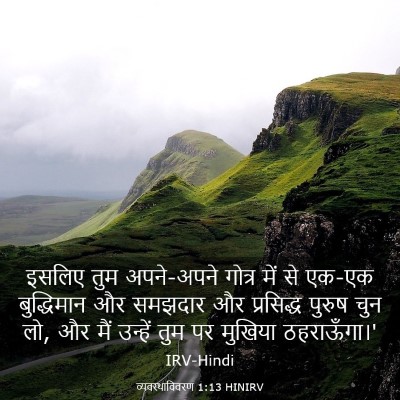 Picture 03 - व्यवस्थाविवरण 1:13 HINIRV - इसलिए तुम - Bible Verse Picture