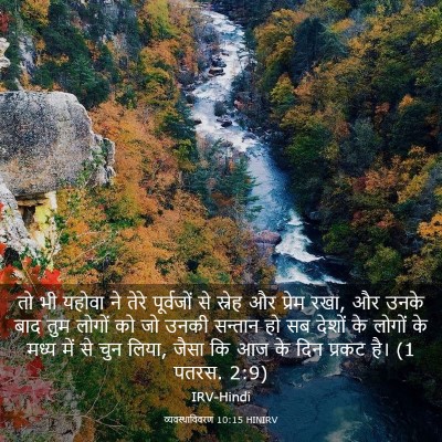 Picture 03 - व्यवस्थाविवरण 10:15 HINIRV - तो भी यहोवा ने तेरे - Bible Verse Picture