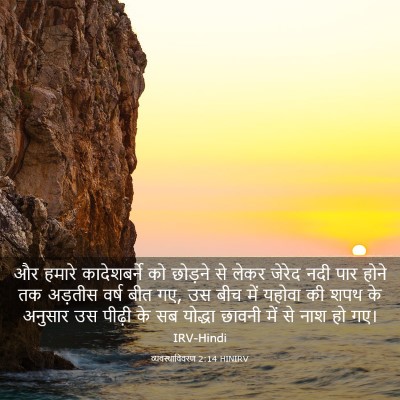 Picture 03 - व्यवस्थाविवरण 2:14 HINIRV - और हमारे - Bible Verse Picture
