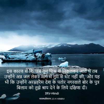 Picture 03 - व्यवस्थाविवरण 23:4 HINIRV - इस कारण से कि जब - Bible Verse Picture