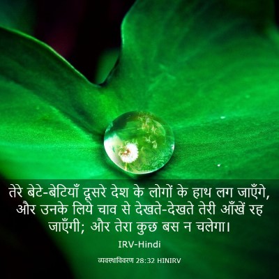 Picture 03 - व्यवस्थाविवरण 28:32 HINIRV - तेरे बेटे-बेटियाँ - Bible Verse Picture