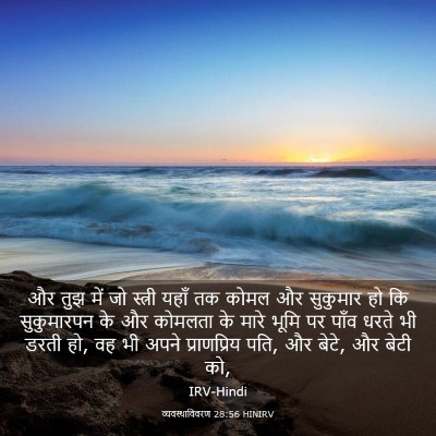 Picture 03 - व्यवस्थाविवरण 28:56 HINIRV - और तुझ में जो - Bible Verse Picture
