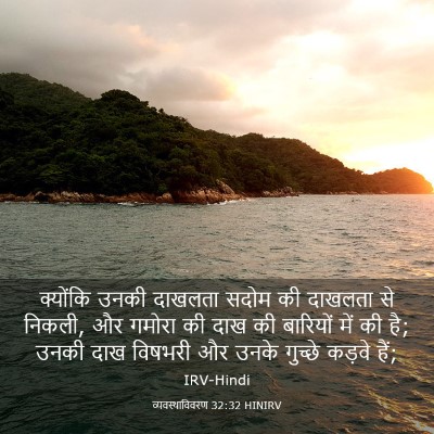 Picture 03 - व्यवस्थाविवरण 32:32 HINIRV - क्योंकि उनकी - Bible Verse Picture