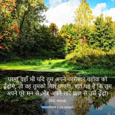 Picture 03 - व्यवस्थाविवरण 4:29 HINIRV - परन्तु वहाँ भी यदि - Bible Verse Picture