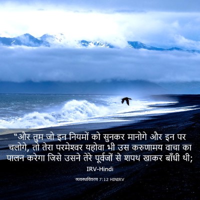Picture 03 - व्यवस्थाविवरण 7:12 HINIRV - “और तुम जो इन - Bible Verse Picture