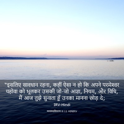 Picture 03 - व्यवस्थाविवरण 8:11 HINIRV - “इसलिए सावधान - Bible Verse Picture