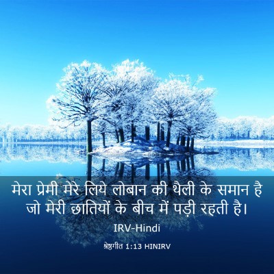 Picture 03 - श्रेष्ठगीत 1:13 HINIRV - मेरा प्रेमी मेरे - Bible Verse Picture