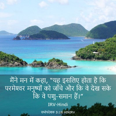 Picture 03 - सभोपदेशक 3:18 HINIRV - मैंने मन में कहा, - Bible Verse Picture