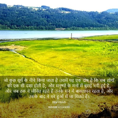 Picture 03 - सभोपदेशक 9:3 HINIRV - जो कुछ सूर्य के - Bible Verse Picture