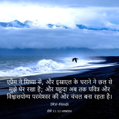 Picture 03 - होशे 11:12 HINIRV - एप्रैम ने मिथ्या - Bible Verse Picture