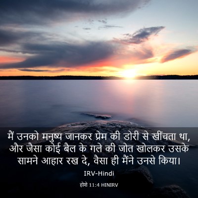 Picture 03 - होशे 11:4 HINIRV - मैं उनको मनुष्य - Bible Verse Picture