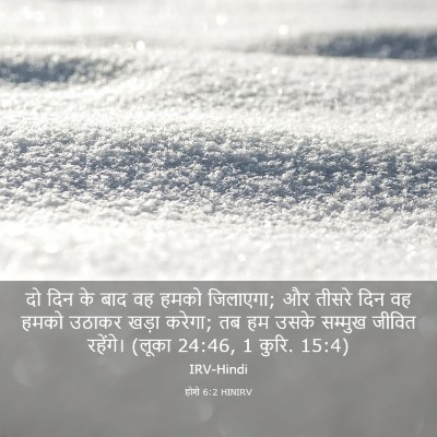 Picture 03 - होशे 6:2 HINIRV - दो दिन के बाद वह - Bible Verse Picture