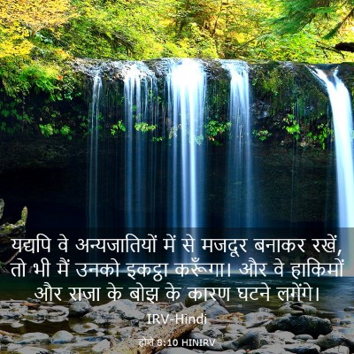 Picture 03 - होशे 8:10 HINIRV - यद्यपि वे - Bible Verse Picture