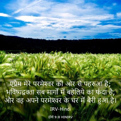 Picture 03 - होशे 9:8 HINIRV - एप्रैम मेरे - Bible Verse Picture