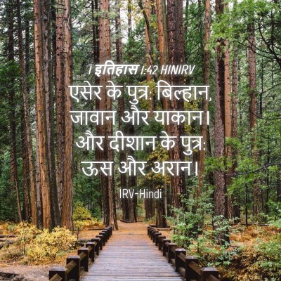 Picture 04 - 1 इतिहास 1:42 HINIRV - एसेर के पुत्र: - Bible Verse Picture