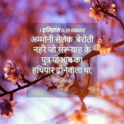 Picture 04 - 1 इतिहास 11:39 HINIRV - अम्मोनी सेलेक, - Bible Verse Picture