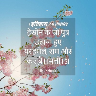 Picture 04 - 1 इतिहास 2:9 HINIRV - हेस्रोन के जो - Bible Verse Picture