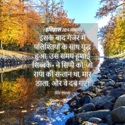 Picture 04 - 1 इतिहास 20:4 HINIRV - इसके बाद गेजेर में - Bible Verse Picture