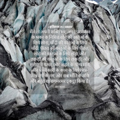 Picture 04 - 1 इतिहास 29:2 HINIRV - मैंने तो अपनी - Bible Verse Picture