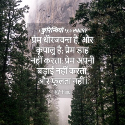 Picture 04 - 1 कुरिन्थियों 13:4 HINIRV - प्रेम धीरजवन्त है, - Bible Verse Picture