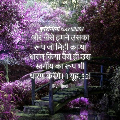 Picture 04 - 1 कुरिन्थियों 15:49 HINIRV - और जैसे हमने उसका - Bible Verse Picture
