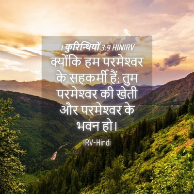 Picture 04 - 1 कुरिन्थियों 3:9 HINIRV - क्योंकि हम - Bible Verse Picture