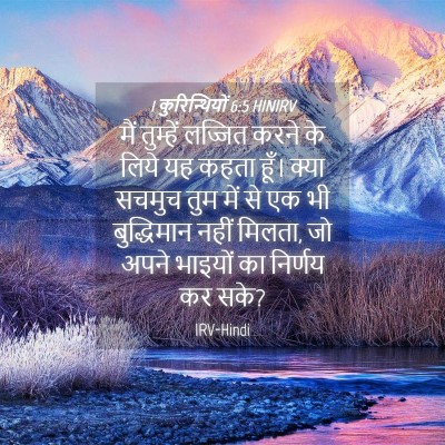 Picture 04 - 1 कुरिन्थियों 6:5 HINIRV - मैं तुम्हें - Bible Verse Picture