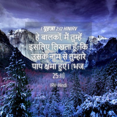 Picture 04 - 1 यूहन्ना 2:12 HINIRV - हे बालकों, मैं - Bible Verse Picture