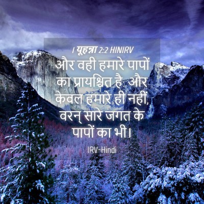 Picture 04 - 1 यूहन्ना 2:2 HINIRV - और वही हमारे पापों - Bible Verse Picture